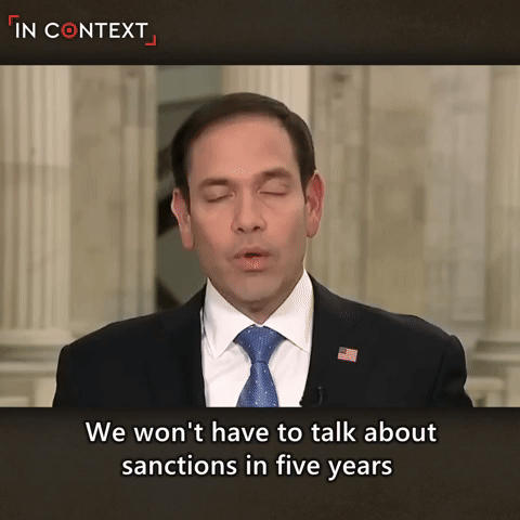 Marco Rubio — We won't have to talk about trade sanctions in five years